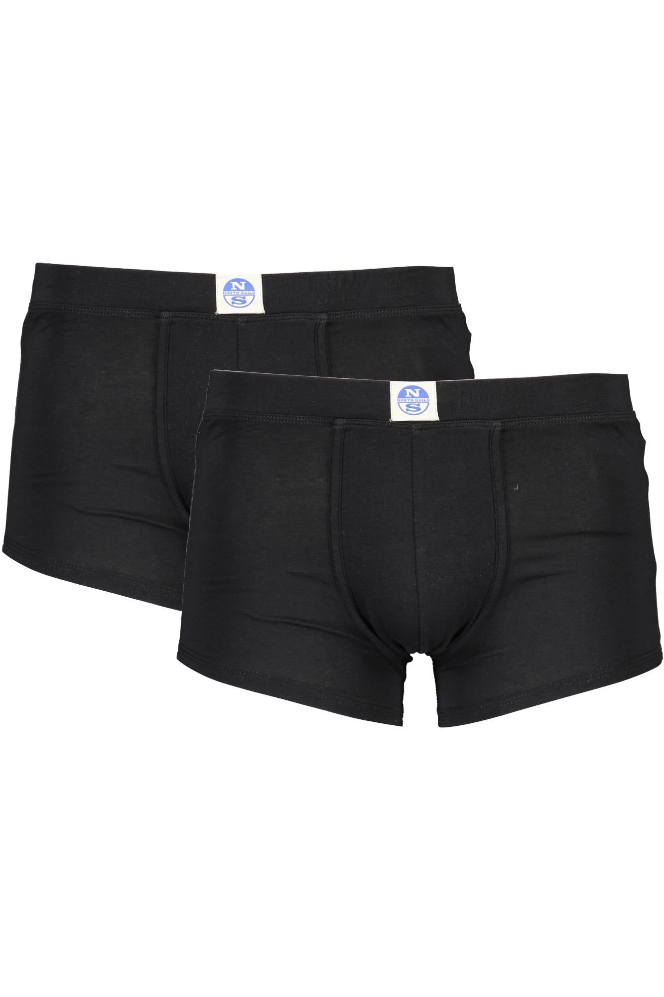 NORTH SAILS Boxershorts Herren Schwarz – Elastischer Bund, 2er-Pack Schwarz