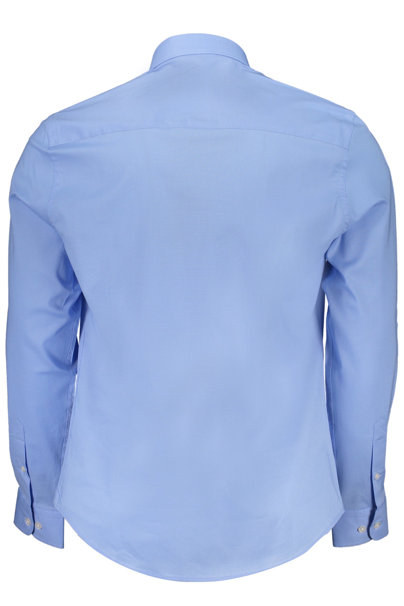 NORTH SAILS Herren Langarmhemd Blau – Italienischer Kragen aus Bio-Baumwolle Hellblau
