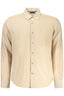 NORTH SAILS Herren Langarmhemd Beige – Ocean Positive Hemd aus 100% Baumwolle Beige