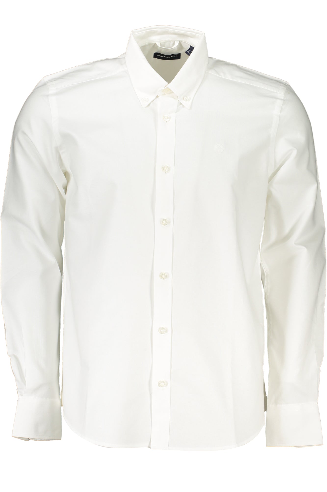 NORTH SAILS Langarmhemd Herren – Weißes Button-Down-Hemd aus 100% Baumwolle Weiß