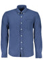 NORTH SAILS Herren Langarmhemd Blau – Regular Fit aus Bio-Baumwolle Blau