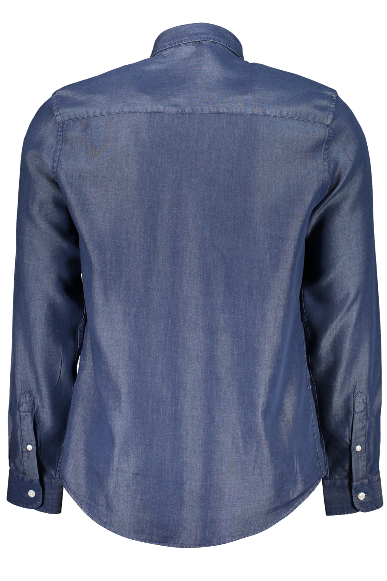 NORTH SAILS Herren Langarmhemd Blau – Lyocell Hemd mit Button-Down-Kragen Blau