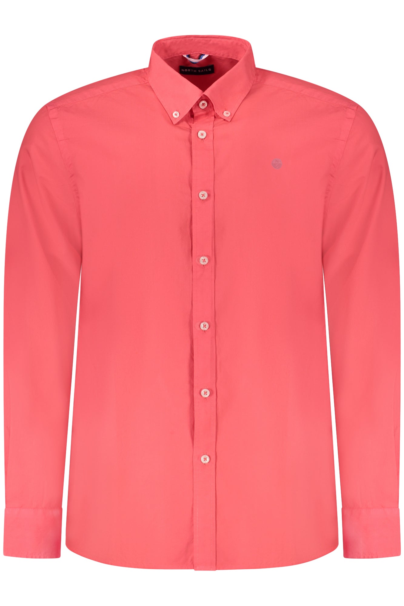 NORTH SAILS Langarmshirt Herren Grün – Button-Down Hemd aus 100% Baumwolle Rot