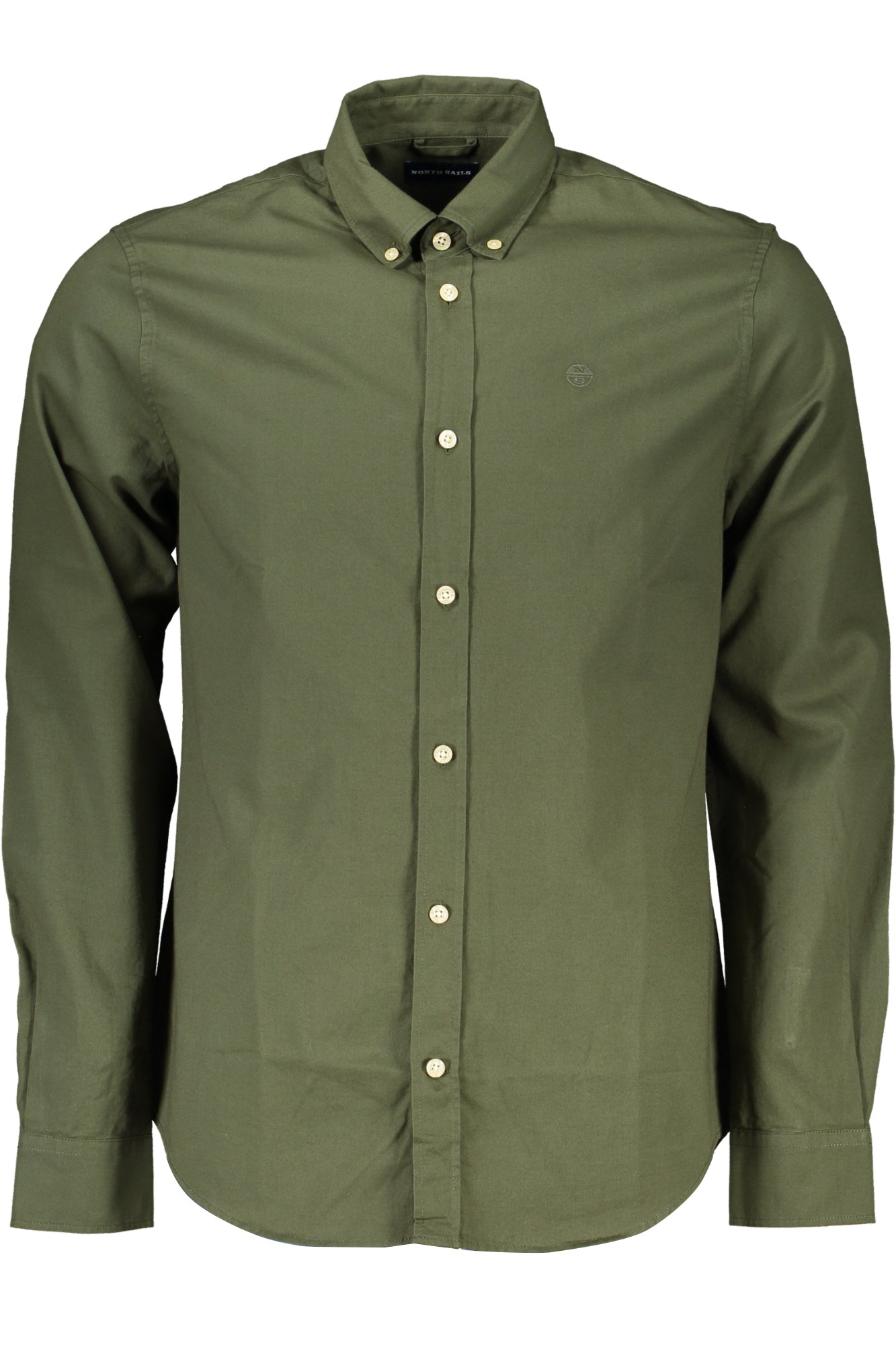 NORTH SAILS Herrenhemd Langarm – Grünes Hemd mit Button-Down-Kragen | soulluna.de Grün