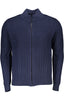 North Sails Cardigan Herren – Blauer Langarm-Cardigan mit Reißverschluss Blau
