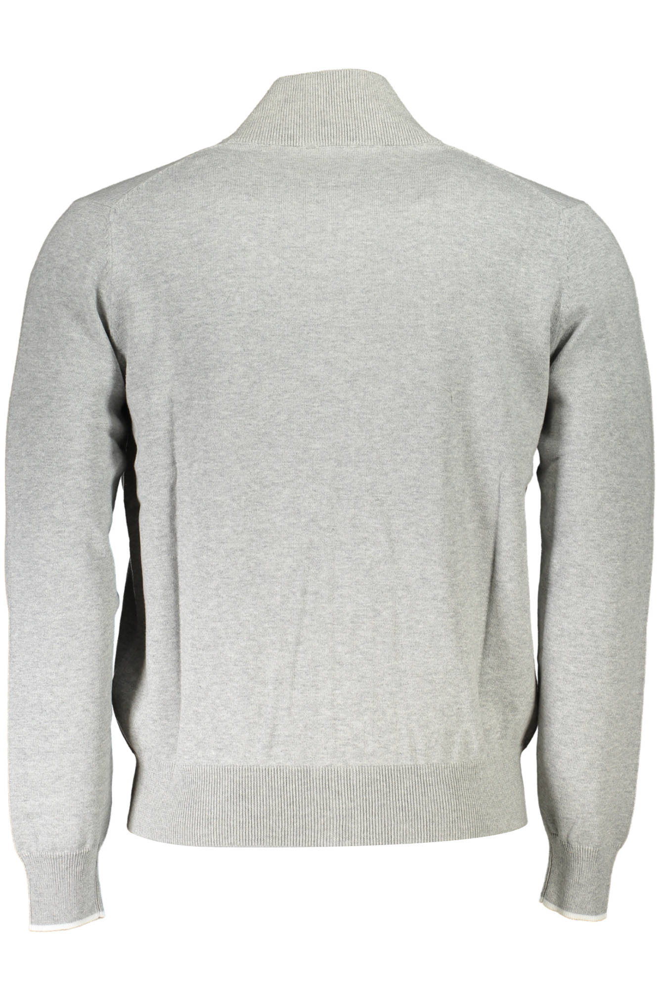 NORTH SAILS Herren-Cardigan Grau – Stehkragen mit Logo-Stickerei aus Bio-Baumwolle Grau