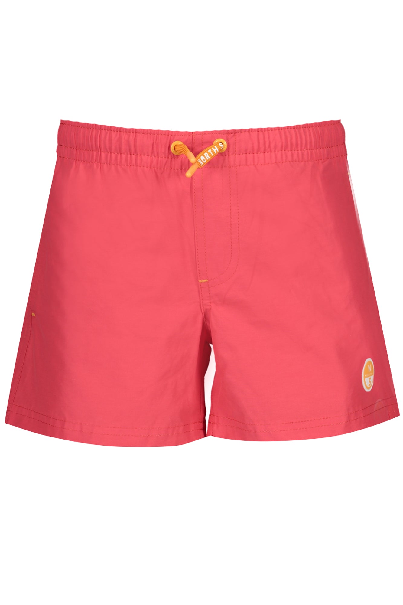 NORTH SAILS Badehose Junge – Blaues Schwimmboxer-Set mit Kontrastdetails Rot