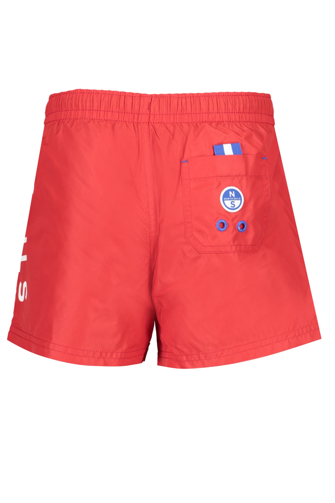 NORTH SAILS Badehose Junge – Blaues Schwimmkostüm mit Logo-Print Rot