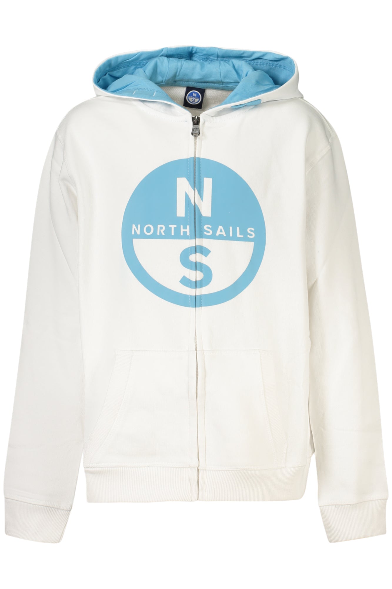 NORTH SAILS Kinder Sweatshirt – Hoodie, mit Taschen Weiß