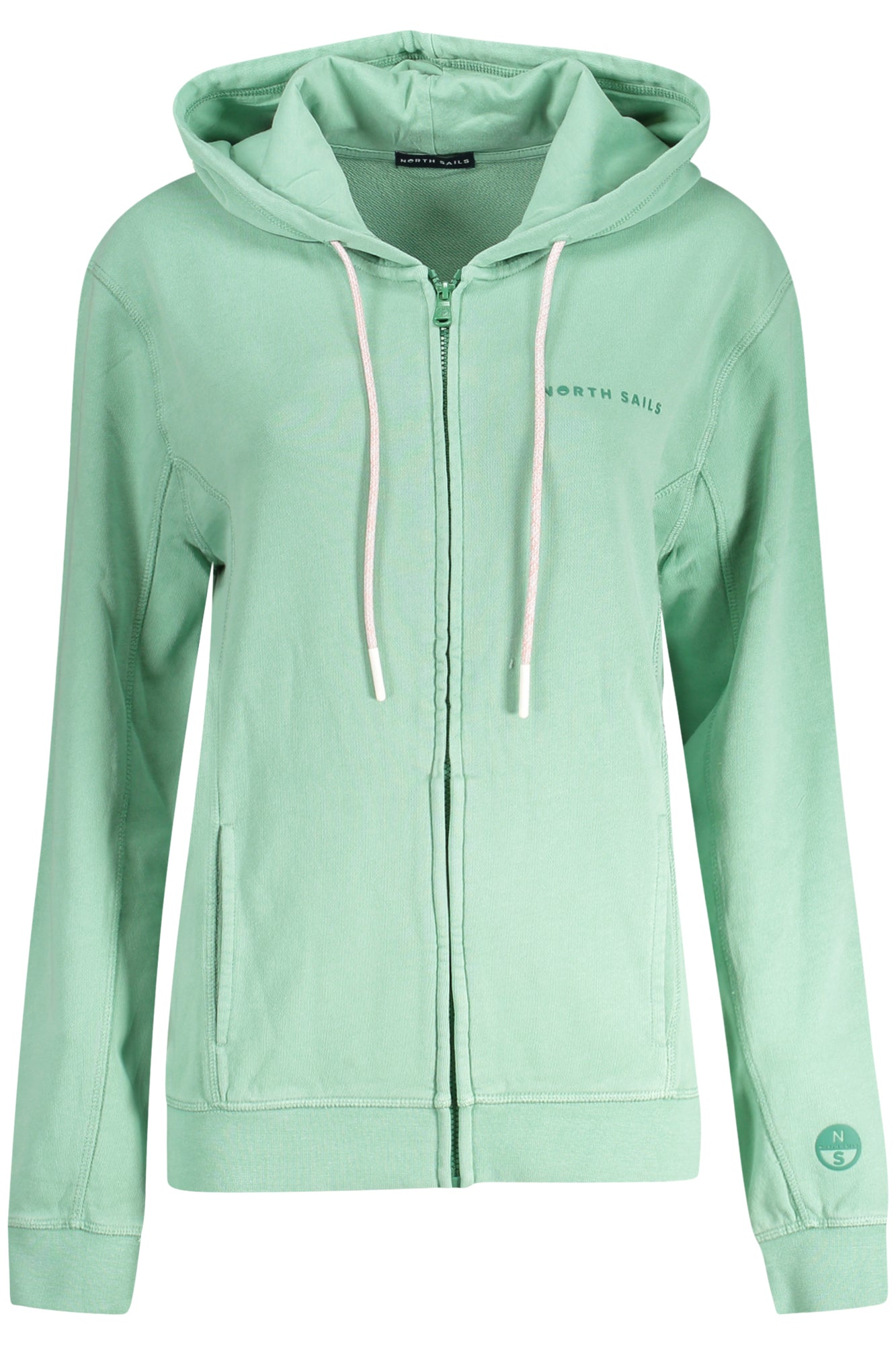 NORTH SAILS Damen-Sweatshirt mit Reißverschluss Grün – Kapuzenpullover für Frühjahr/Sommer Grün
