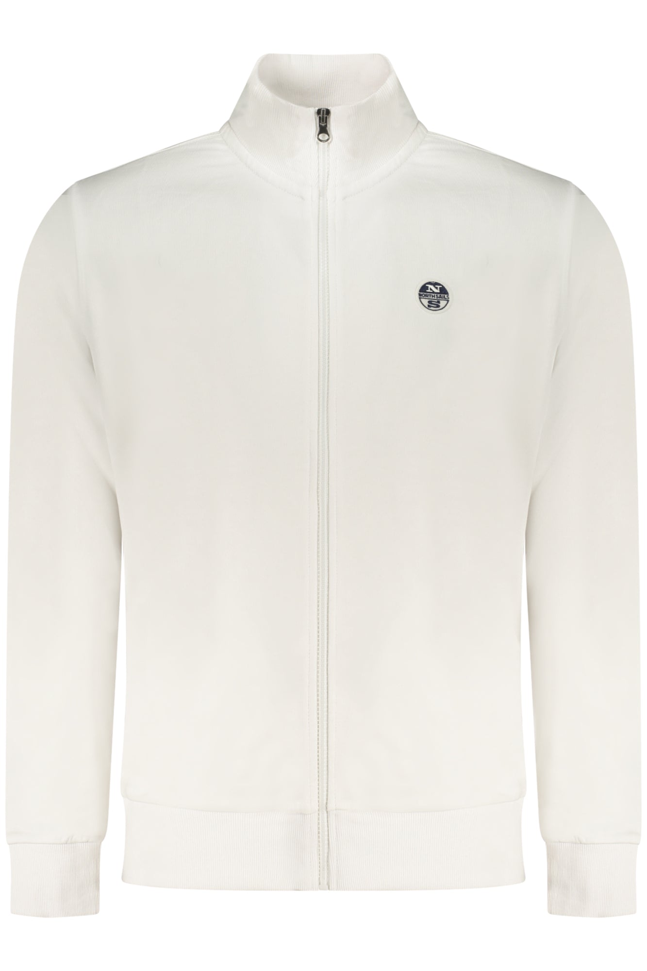 NORTH SAILS Herren Sweatshirt – mit Taschen, Fleece Weiß