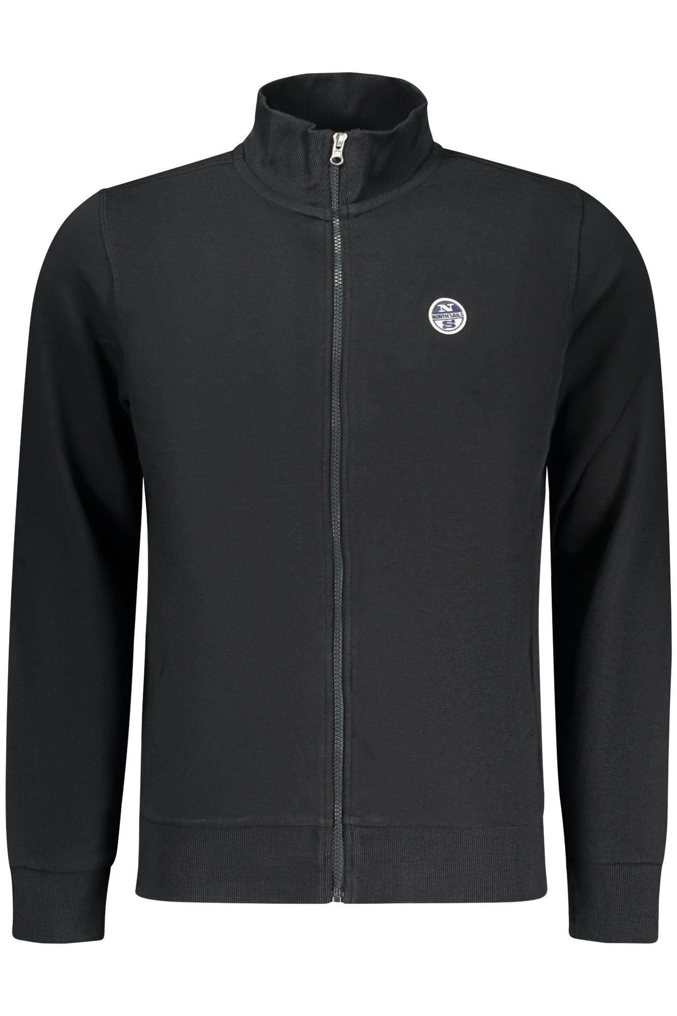NORTH SAILS Herren Sweatshirt – mit Taschen, Fleece Schwarz