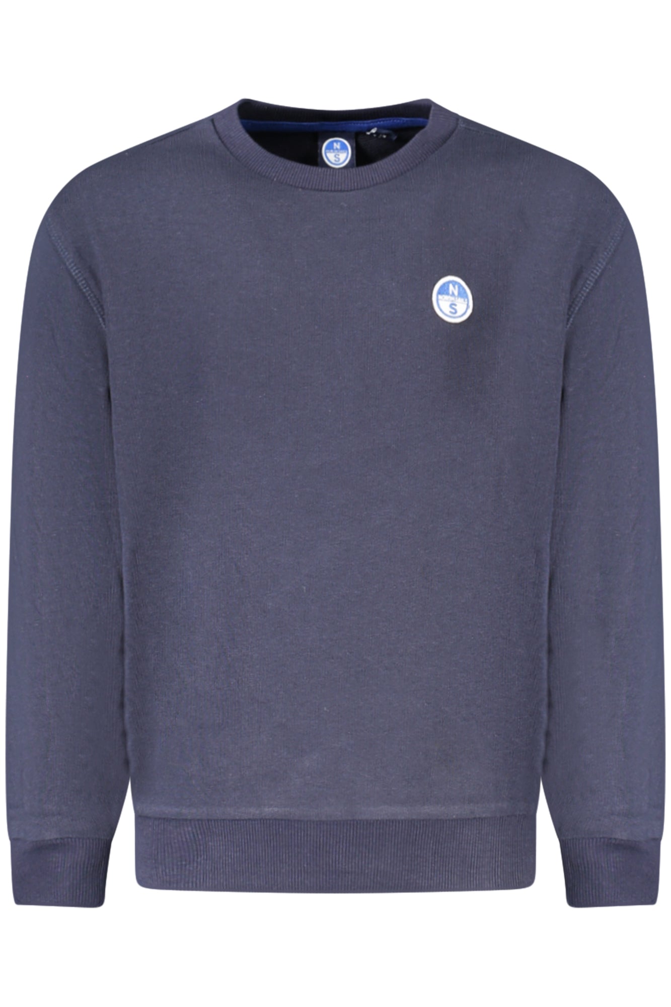 NORTH SAILS Kinder-Sweatshirt mit Zip Weiß – Gebürstete Baumwolle | soulluna.de Blau