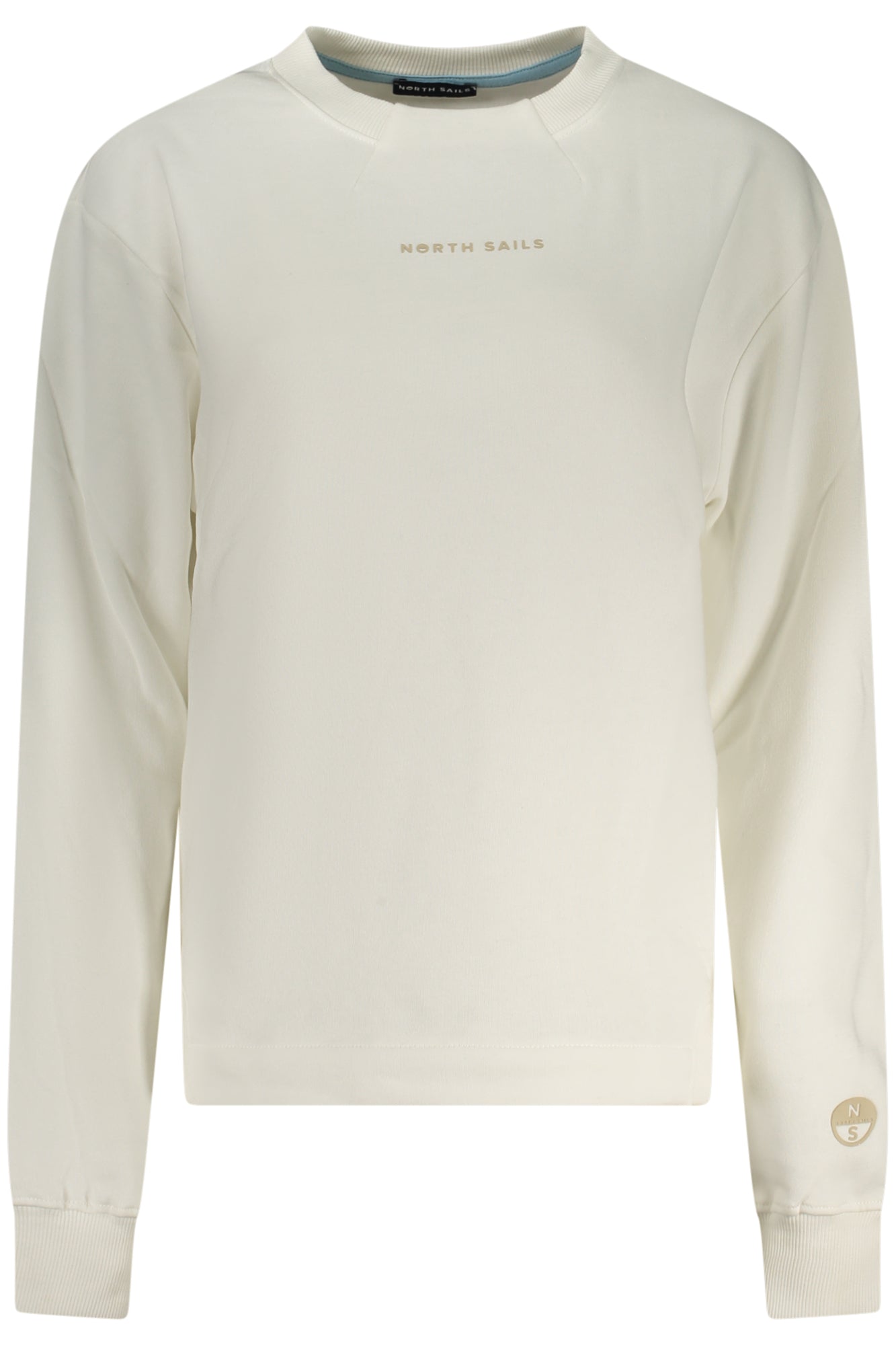 NORTH SAILS Damen-Sweatshirt mit Reißverschluss – Graues Sweatshirt aus Italien Weiß