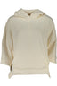 NORTH SAILS Damen-Sweatshirt Weiß – Kapuzenpullover mit 3/4-Ärmeln aus Bio-Baumwolle Weiß