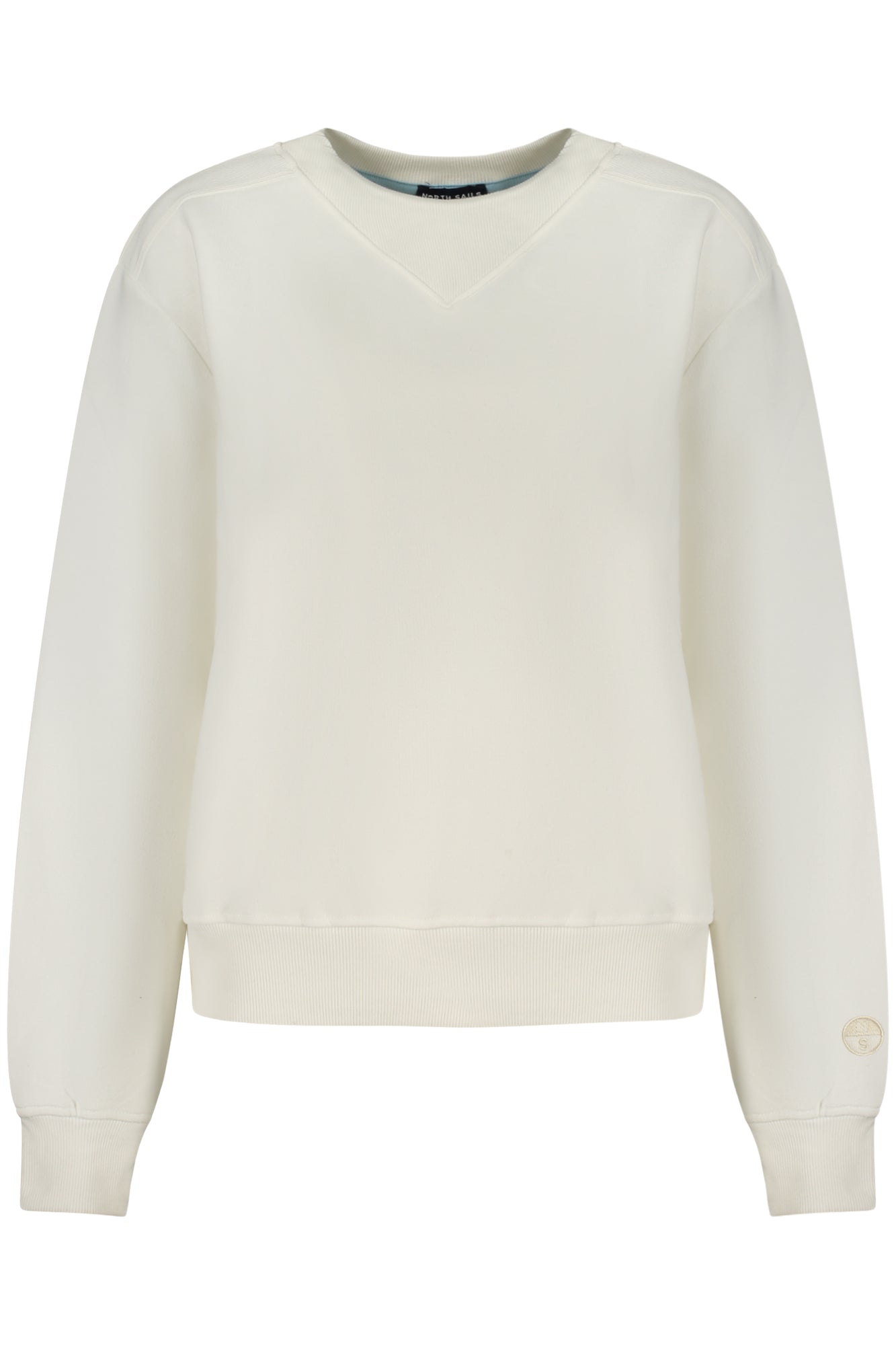 NORTH SAILS Damen Sweatshirt mit Reißverschluss – Rotes Langarmshirt aus Italien Weiß