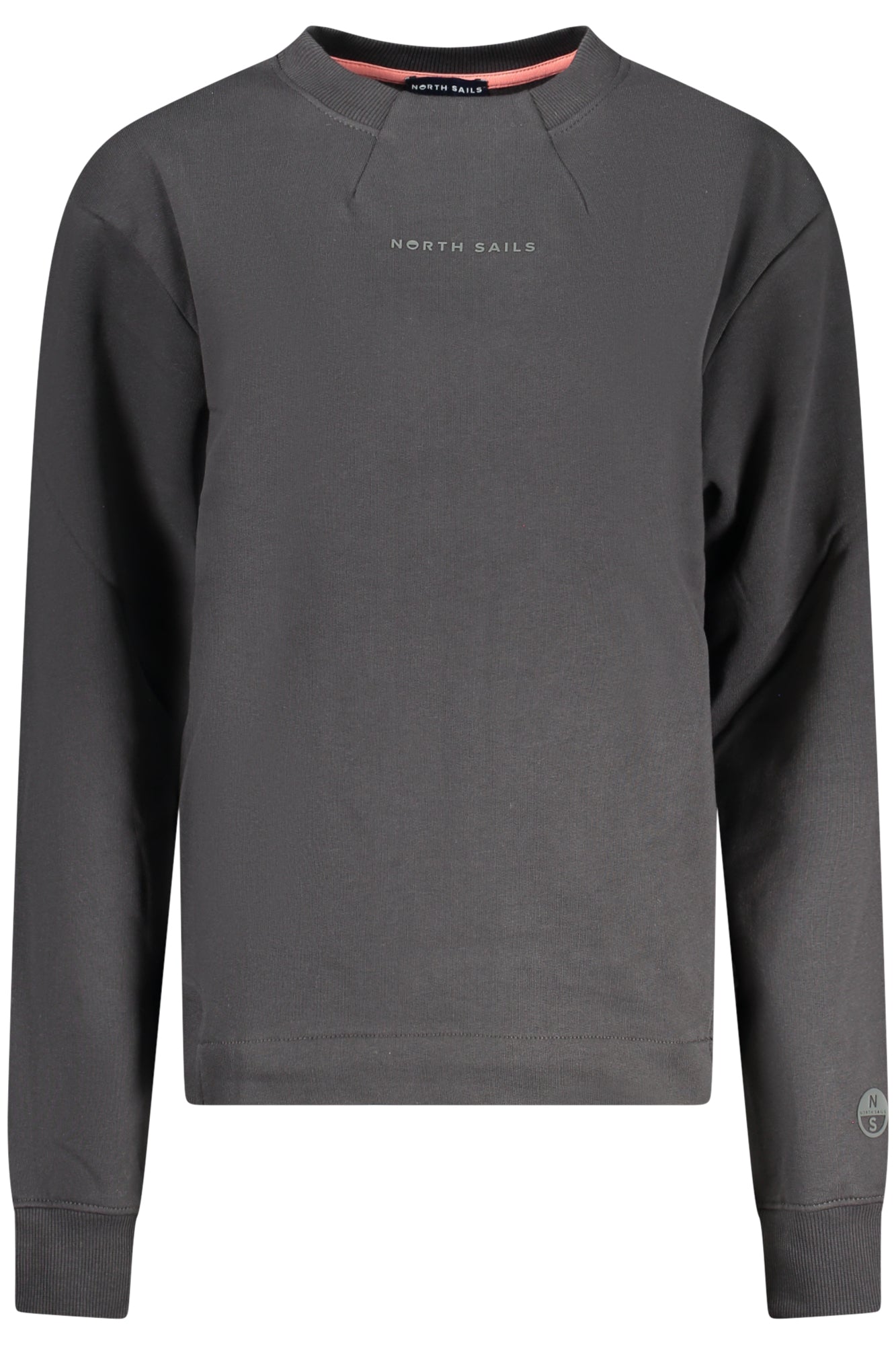 NORTH SAILS Damen-Sweatshirt mit Reißverschluss – Graues Sweatshirt aus Italien Schwarz