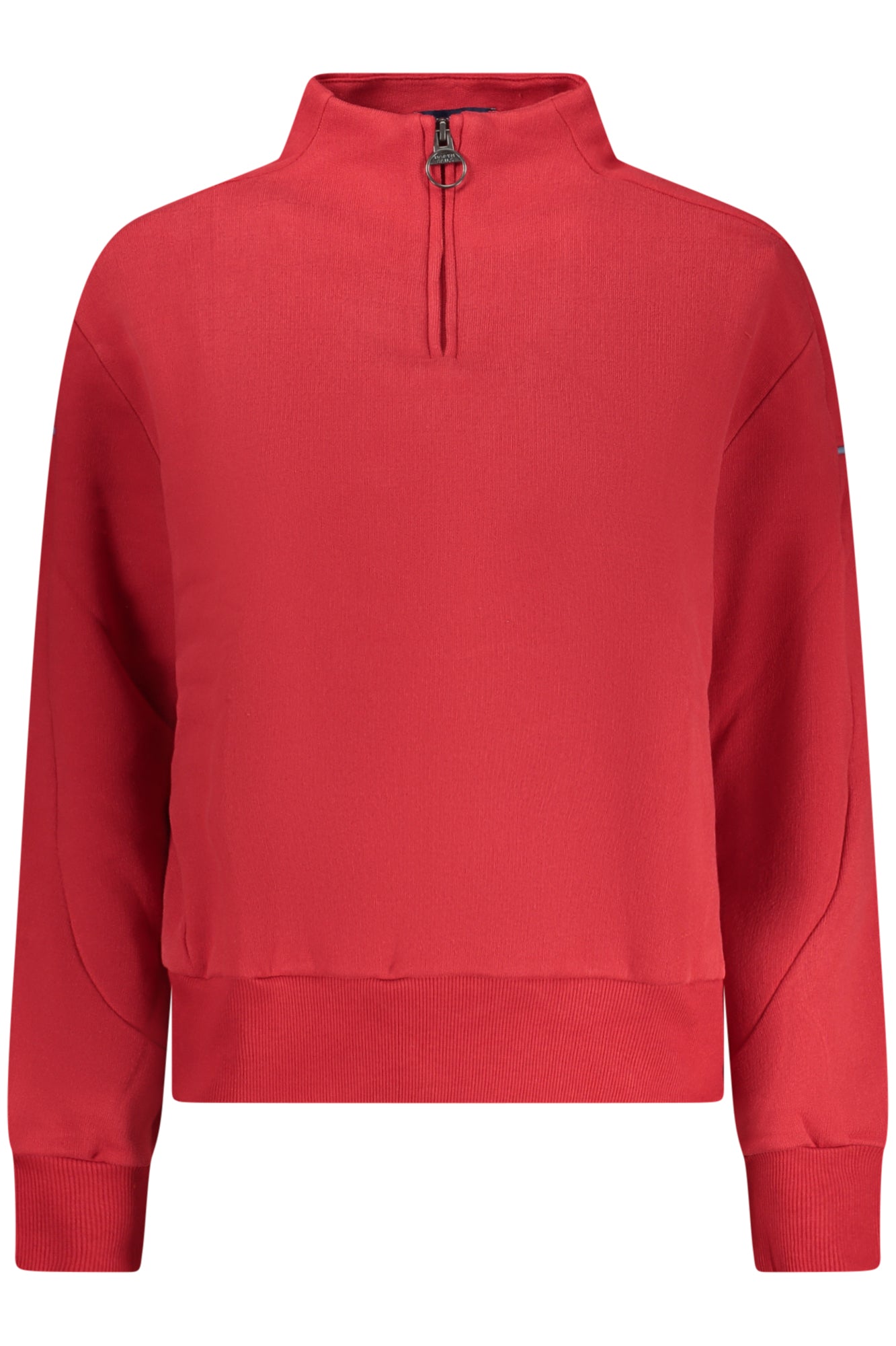 NORTH SAILS Damen-Sweatshirt mit Reißverschluss – Weißes Ocean Positive Sweatshirt Rot