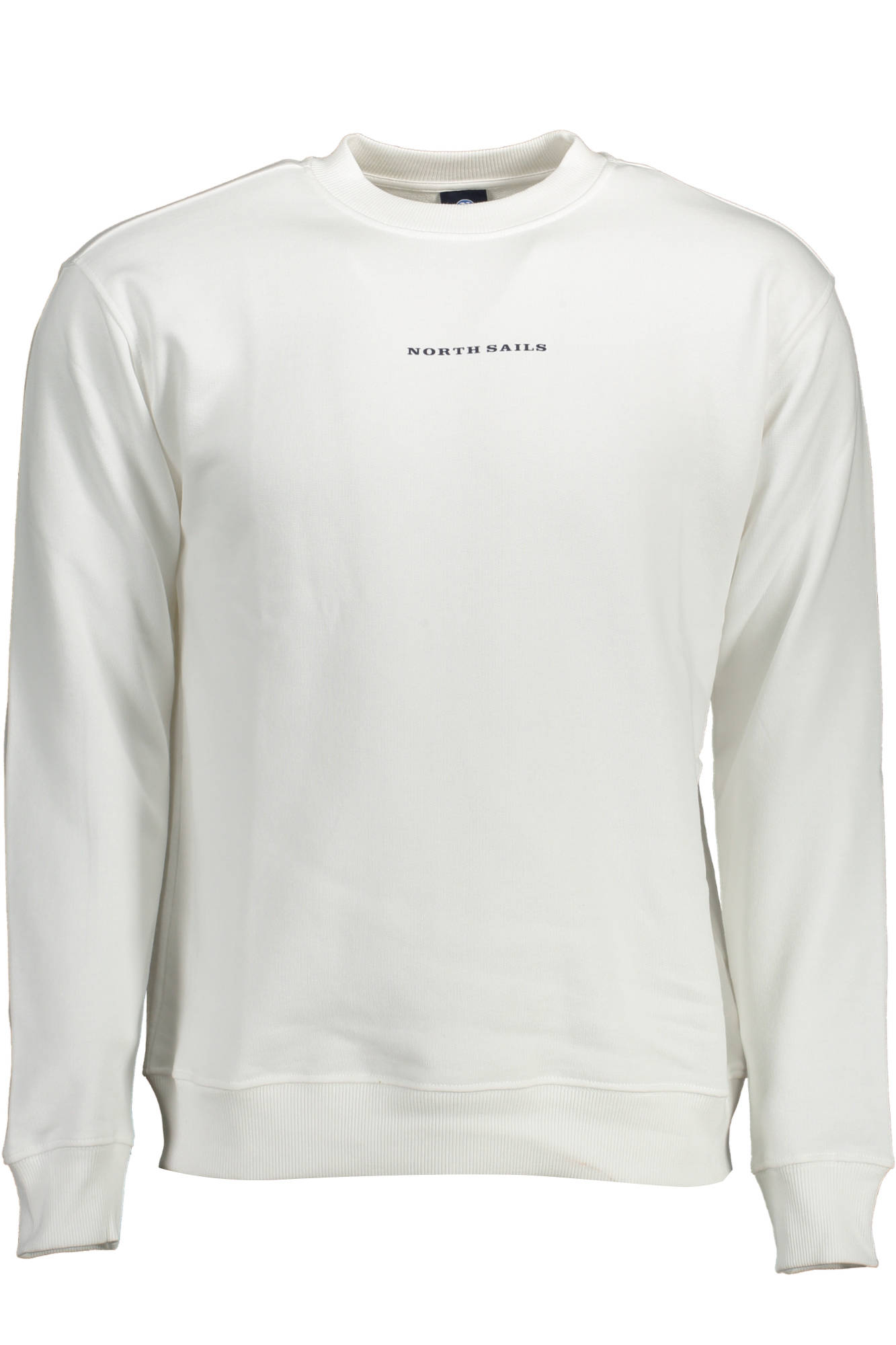 NORTH SAILS Sweatshirt Herren – Weißes Langarm-Sweatshirt aus 100% Baumwolle Weiß