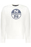 NORTH SAILS Sweatshirt Herren mit Reißverschluss – Weiß, gebürstet Weiß