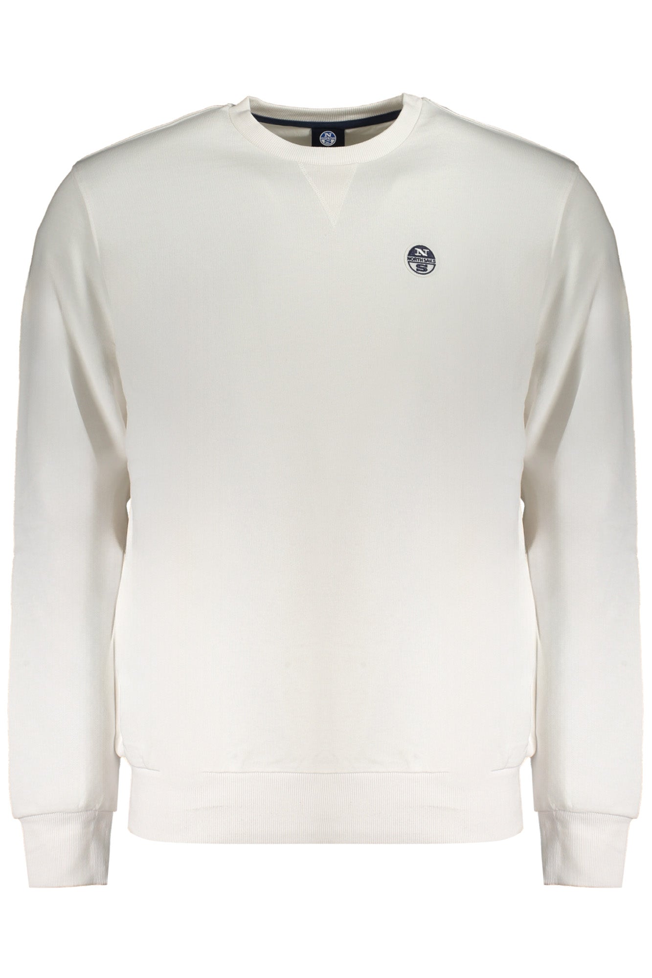 NORTH SAILS Sweatshirt Herren – Gebürstetes Zip-Out-Modell in Schwarz Weiß