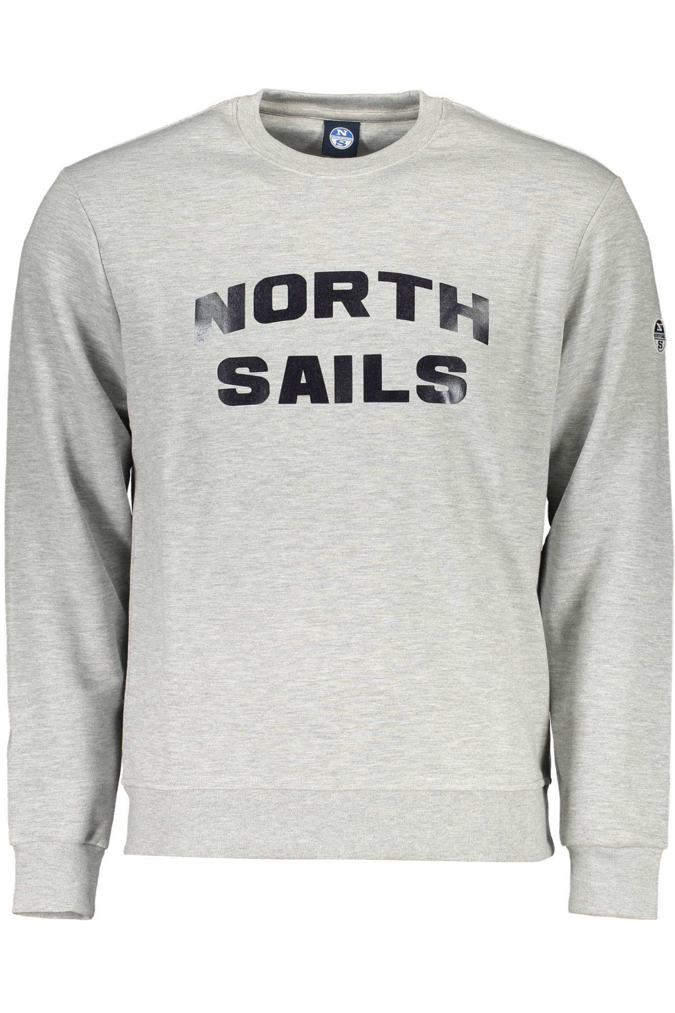 NORTH SAILS Herren-Sweatshirt mit Zip-Up-Details – Graues Sweatshirt für Herbst/Winter Grau
