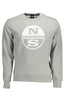 NORTH SAILS Sweatshirt Herren Grau – Rundhalsausschnitt aus 100% Baumwolle Grau