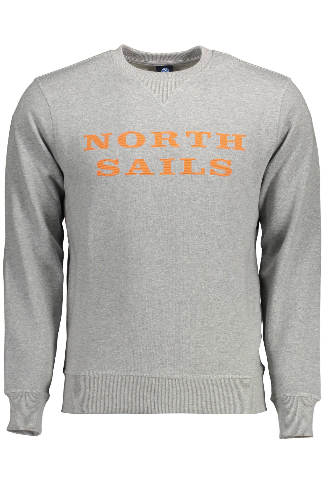 NORTH SAILS Sweatshirt Herren Blau – Rundhalsausschnitt aus 100% Baumwolle Grau