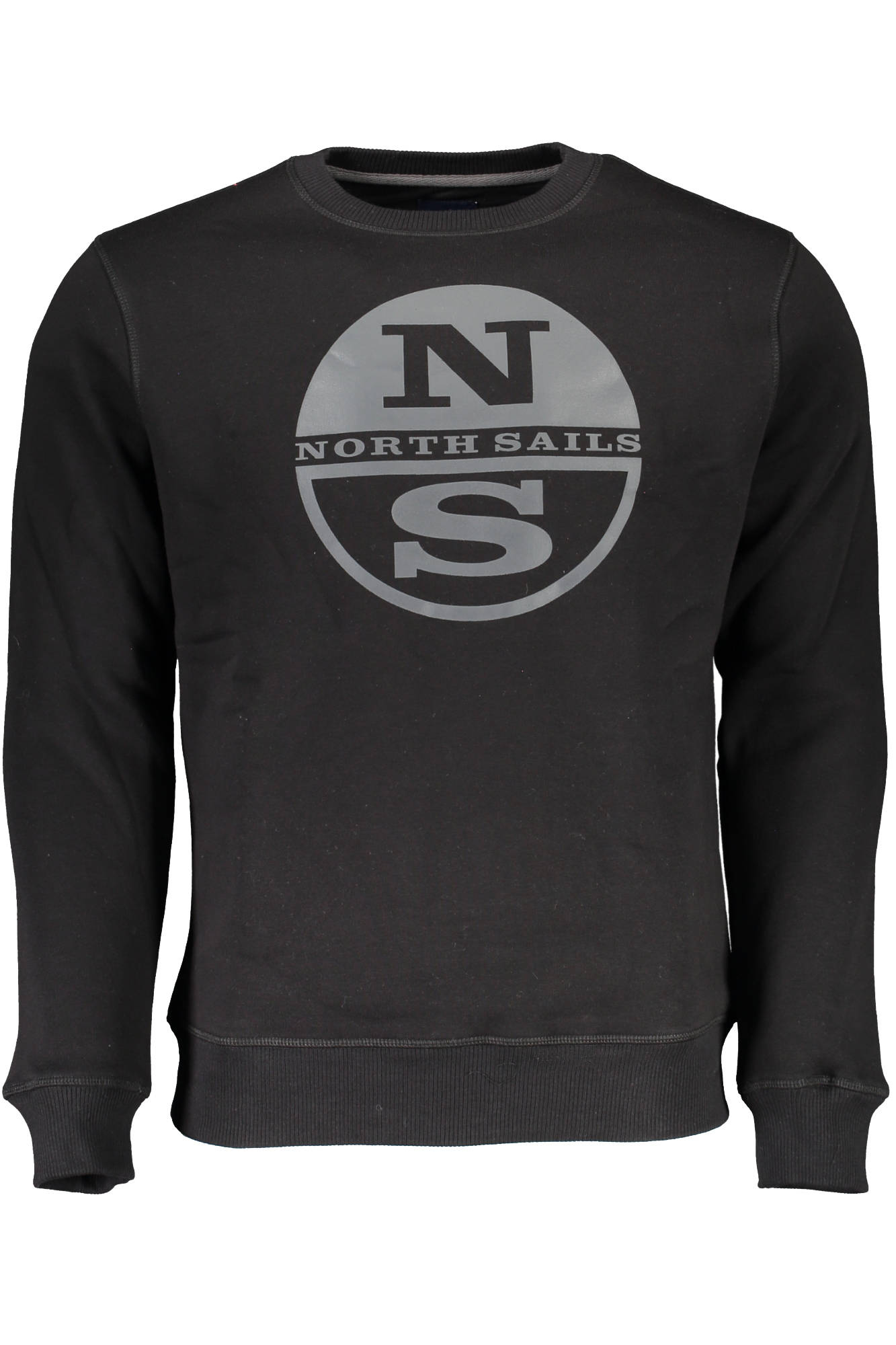 NORTH SAILS Sweatshirt Herren Blau – Langarm mit Logo-Aufdruck für Herbst/Winter Schwarz