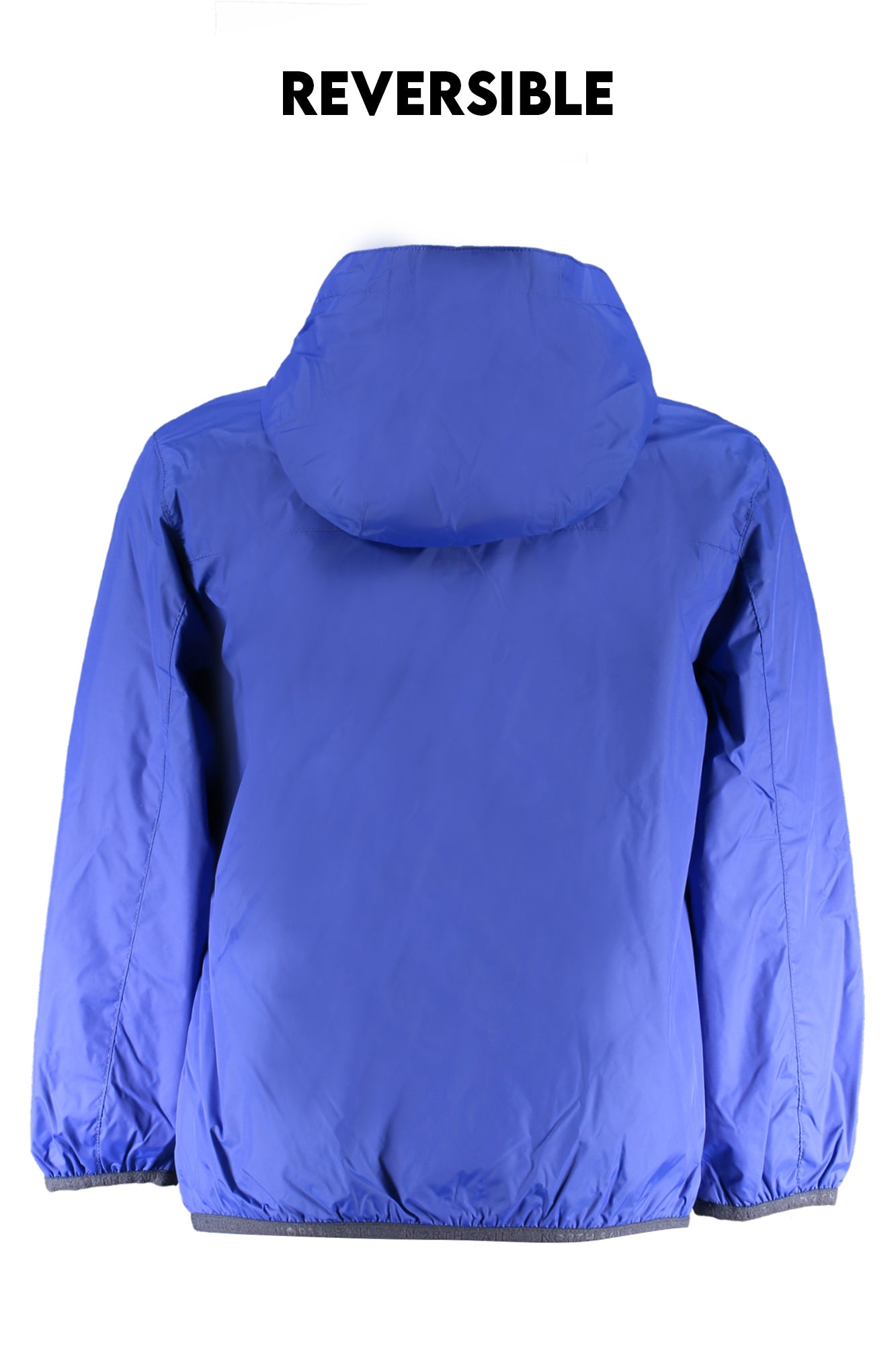 NORTH SAILS Blaue Sportjacke für Jungen – Wendejacke mit Kapuze aus Bio-Baumwolle Blau