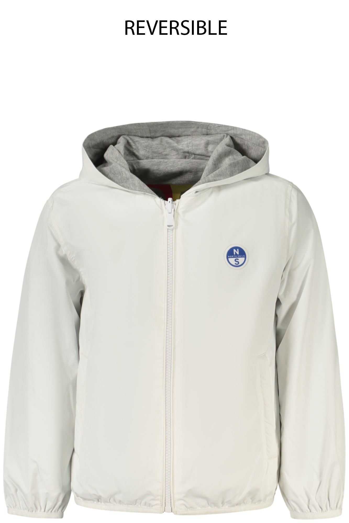 NORTH SAILS Kinder Jacke – Langärmlige Kapuzenjacke Weiß
