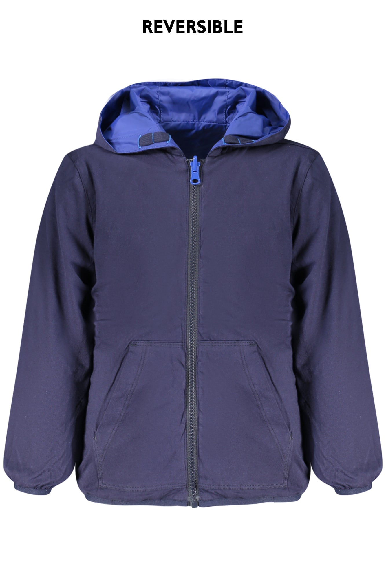 NORTH SAILS Blaue Kinderjacke für Jungen – Wendbare Kapuzenjacke für Frühling Blau