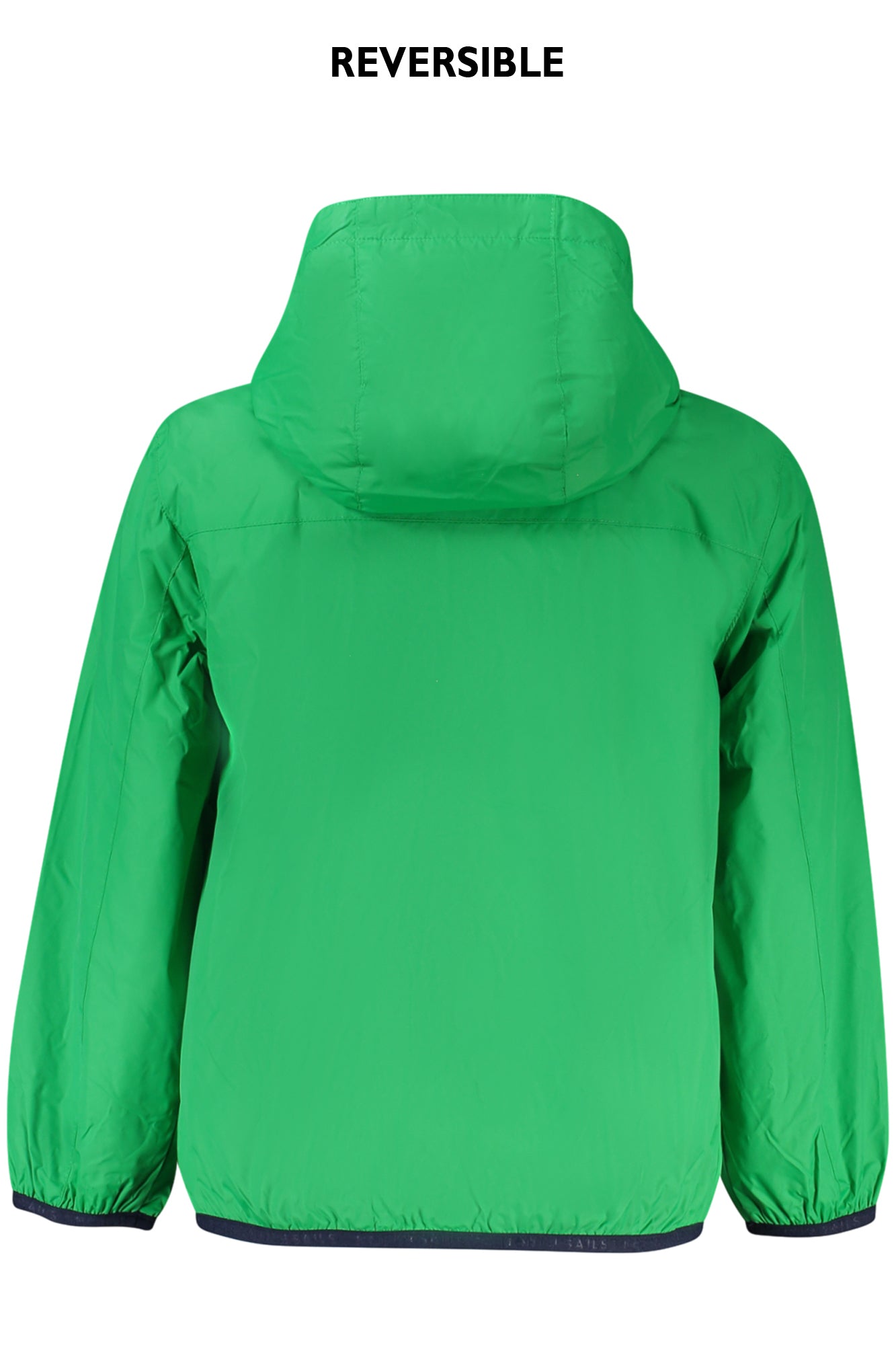 NORTH SAILS Blaue Kinderjacke für Jungen – Wendbare Kapuzenjacke für Frühling Grün