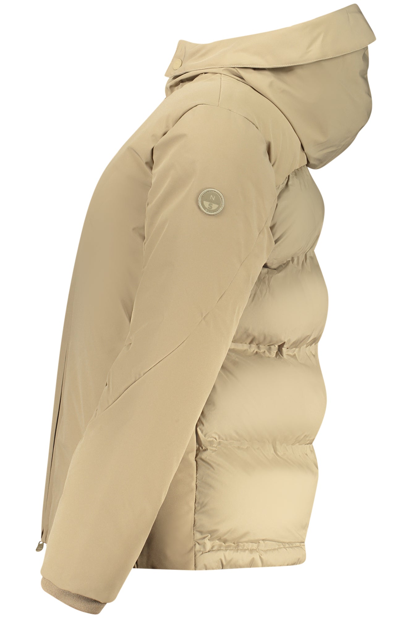 NORTH SAILS Damen Jacke weiss – 2-lagige Kapuzenjacke für Herbst/Winter Braun