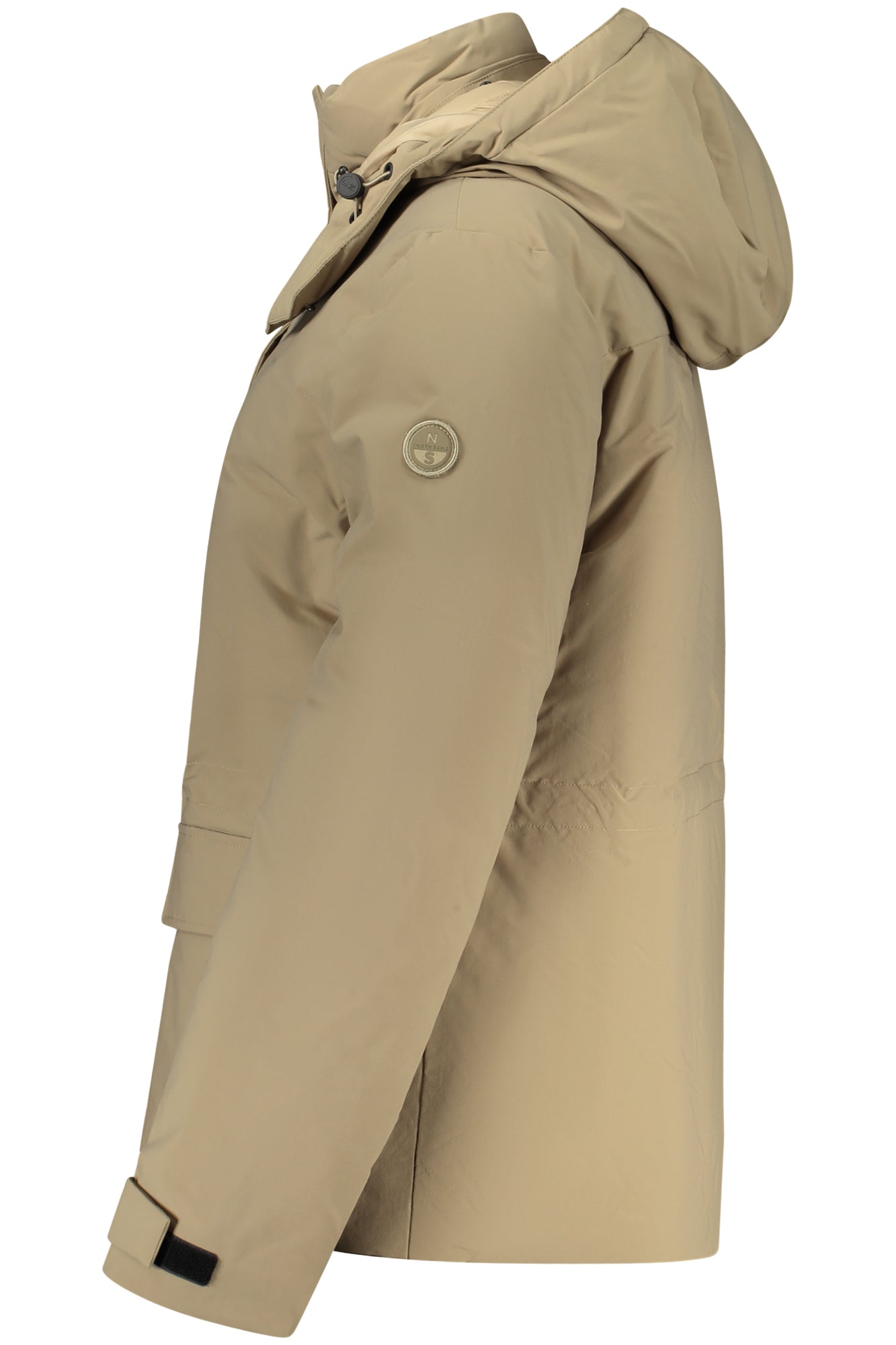 NORTH SAILS Damen Jacke – Parka, mit Kapuze, mit Taschen Braun