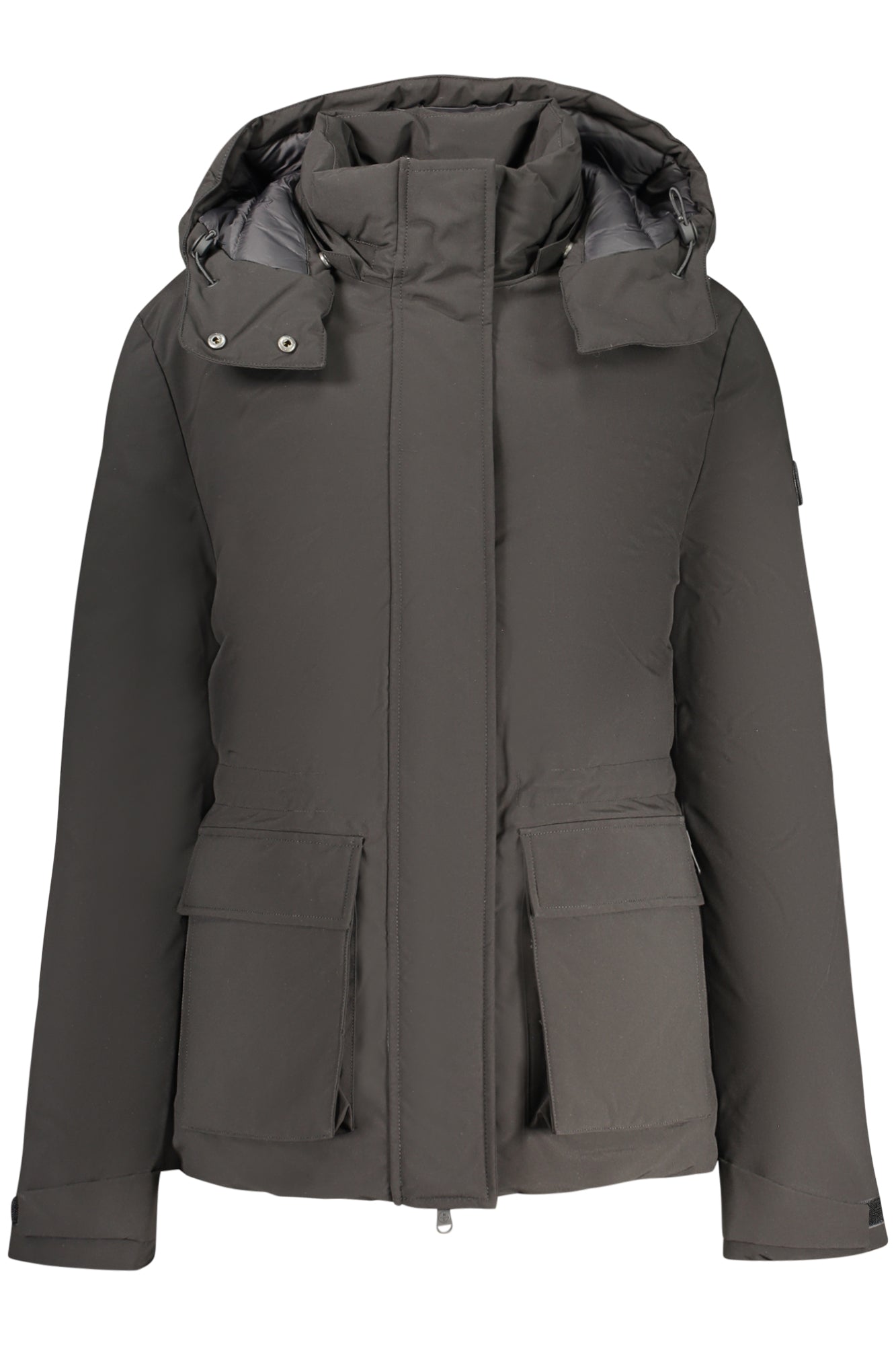 NORTH SAILS Damen Jacke – Parka, mit Kapuze, mit Taschen Schwarz