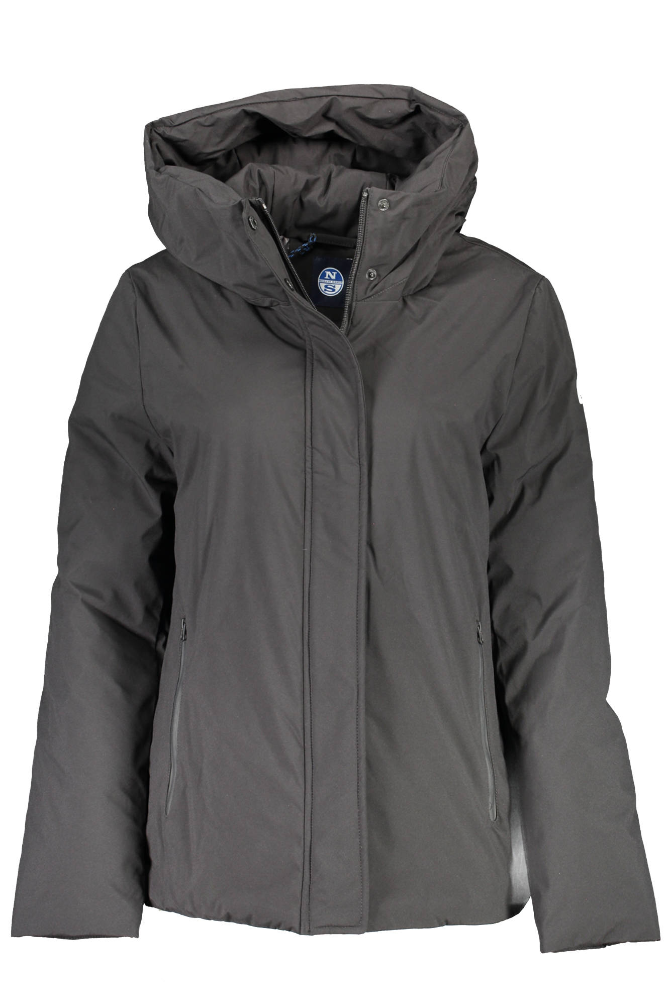 NORTH SAILS Damenjacke schwarz – Leichte Kapuzenjacke für Herbst/Winter Schwarz