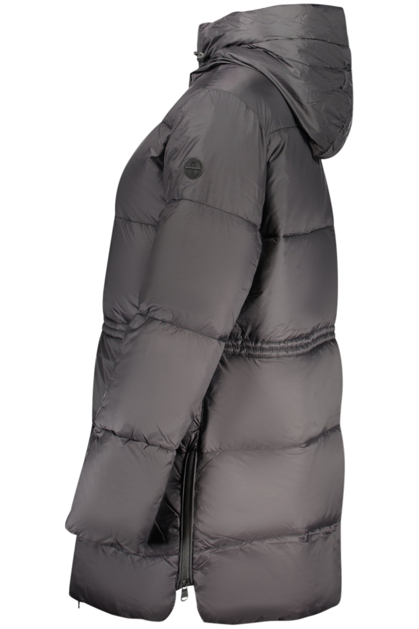 NORTH SAILS Damen Jacke – Lange, mit Kapuze, mit Taschen Schwarz