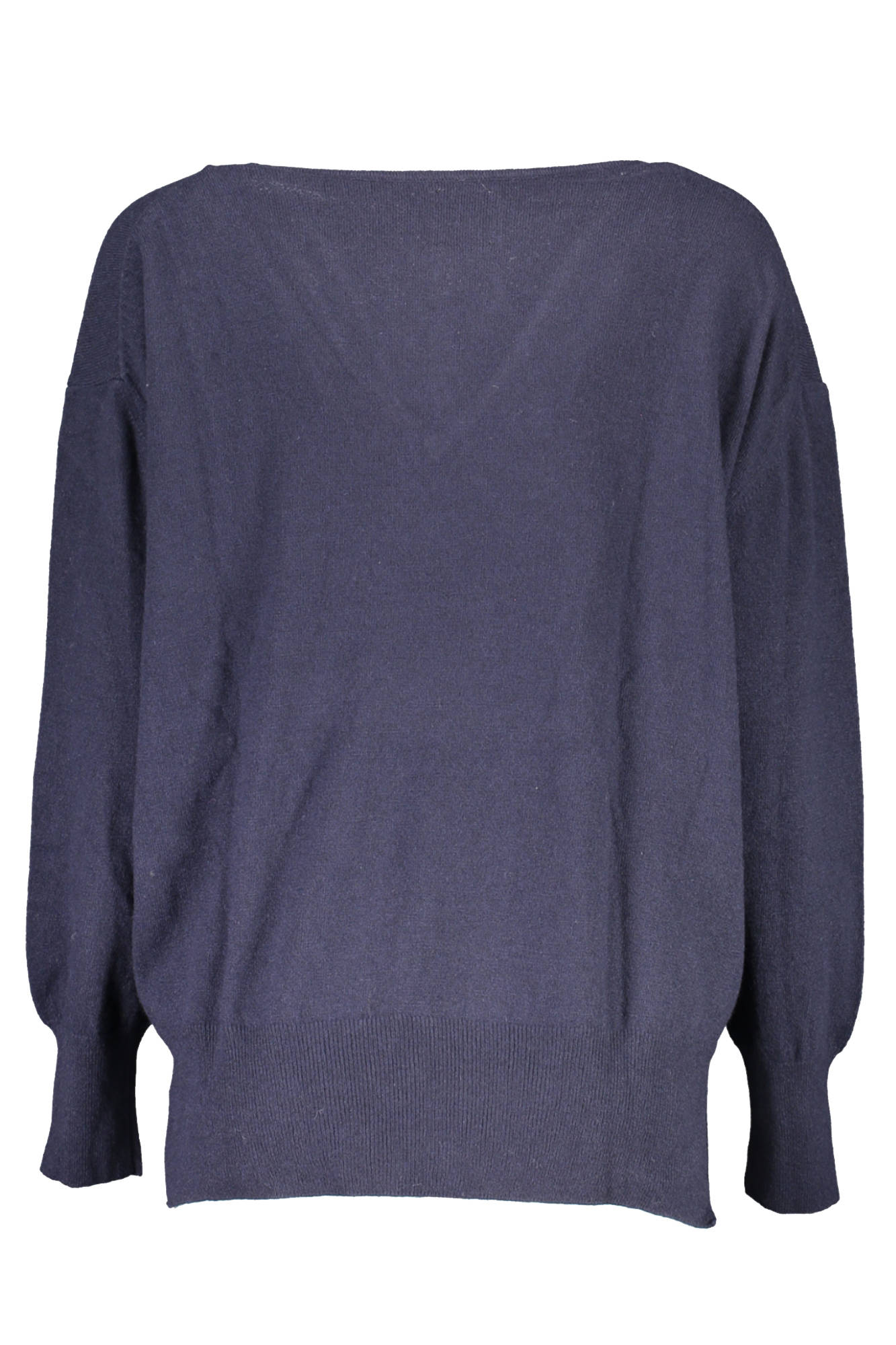 NORTH SAILS Damentrikot Weiß – V-Ausschnitt Langarmshirt aus Italien Blau