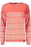 NORTH SAILS Damen Pullover rot gestreift – Langarm T-Shirt aus Italien Rot