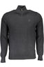 NORTH SAILS Langarmshirt Herren – Schwarzes Trikot mit Logo-Stickerei für Herbst/Winter Schwarz