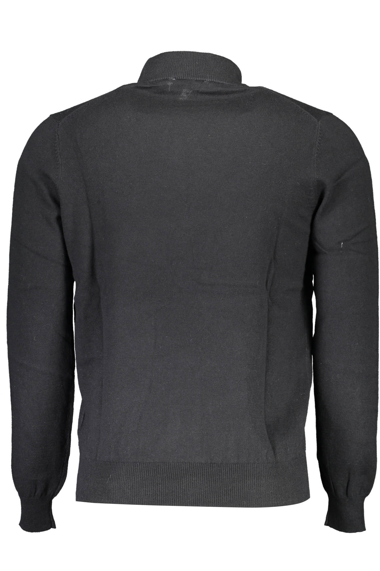 NORTH SAILS Herren-Trikot Schwarz – Rollkragen Langarmshirt mit Logo-Stickerei Schwarz