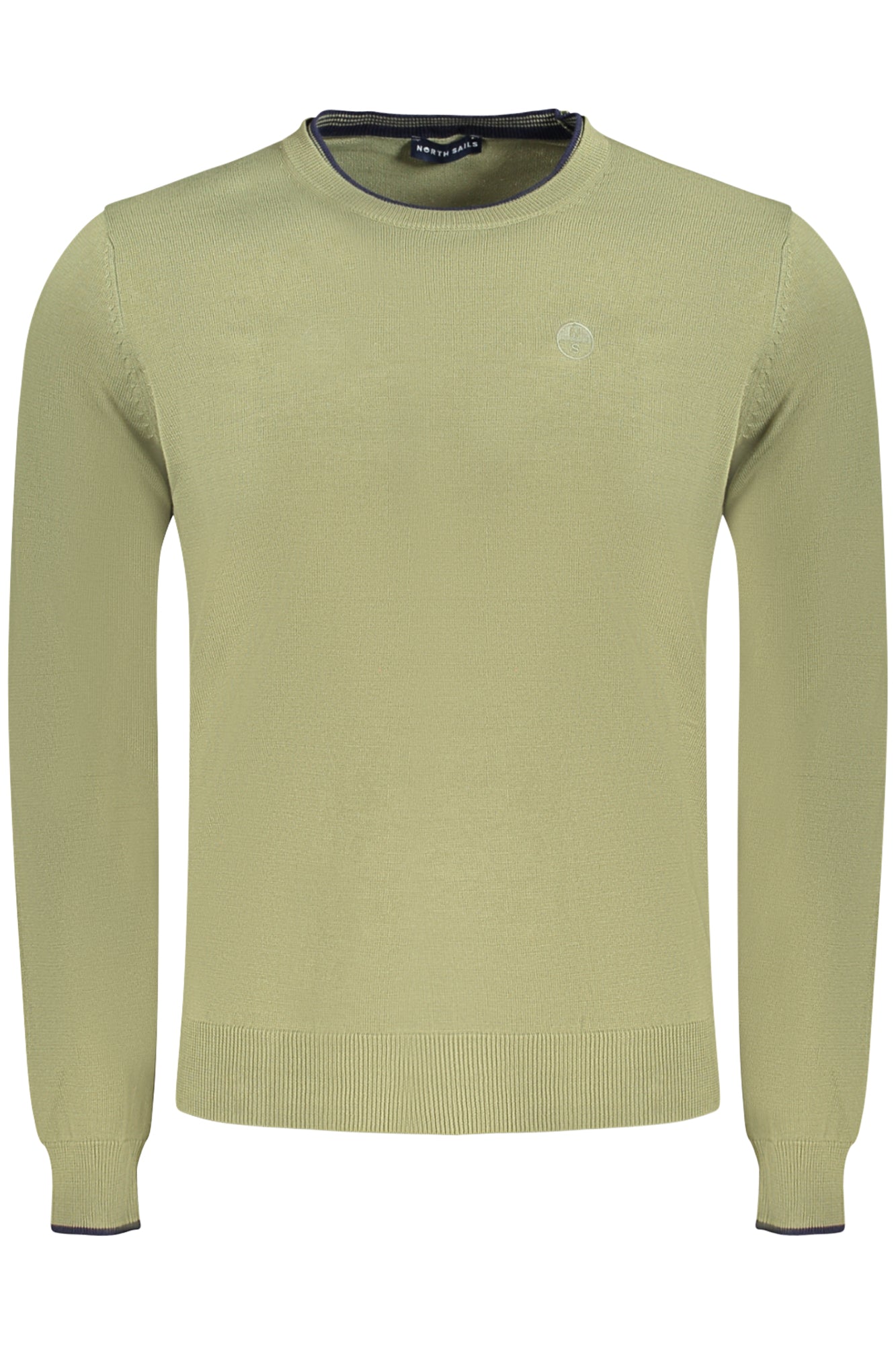NORTH SAILS Pullover Herren Grün – Langärmliger Rundhalspullover mit Stickerei Grün