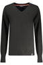 NORTH SAILS Damenpullover schwarz – V-Ausschnitt mit Kontrastdetails | soulluna.de Schwarz