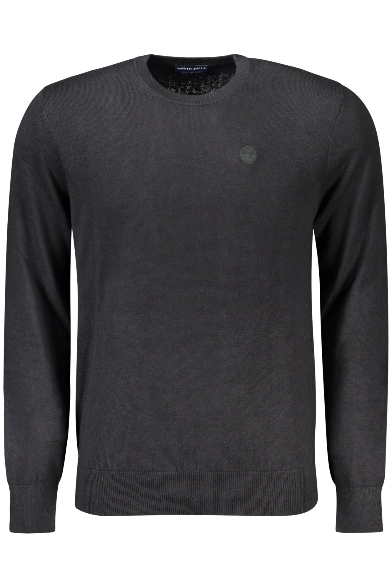 NORTH SAILS Herren Pullover Blau – Langarm mit Logo-Applikation für Herbst/Winter Schwarz