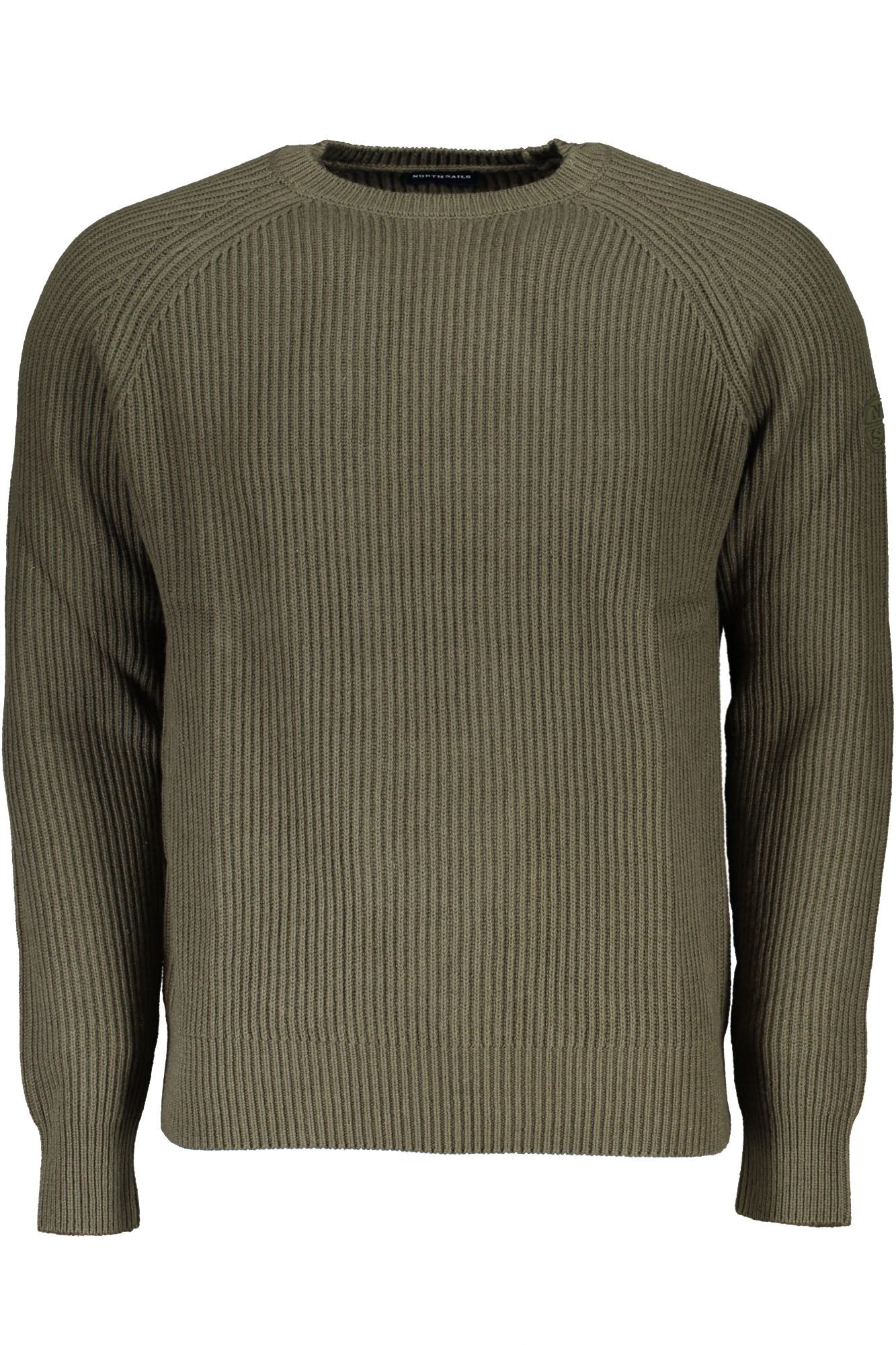 NORTH SAILS Herrenpullover – Grüner Langarmpullover mit Logo-Applikation für Herbst/Winter Grün