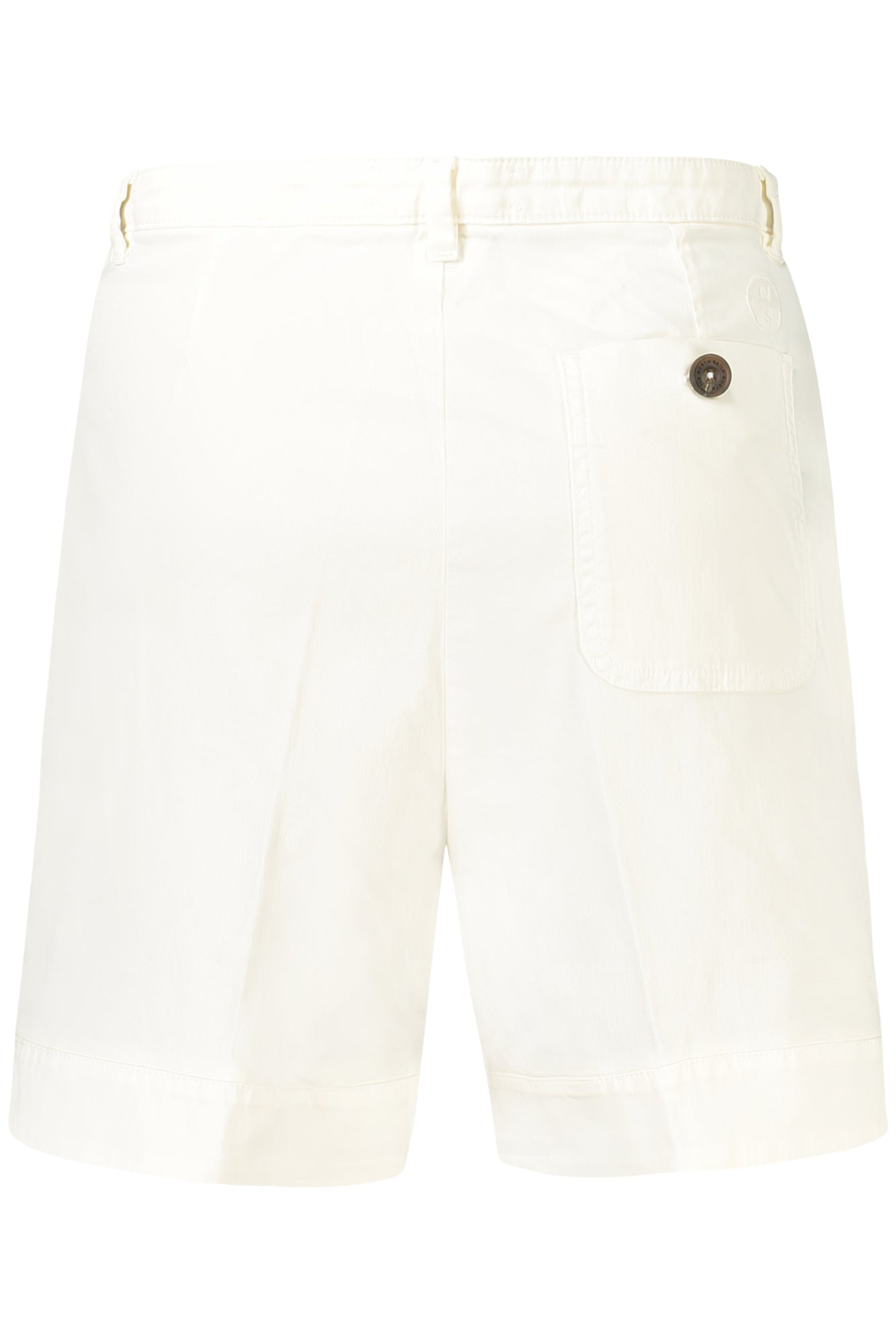 NORTH SAILS Damen Kurze Hose Weiß – Leichte Sommerhose aus Baumwolle mit Elastan Weiß