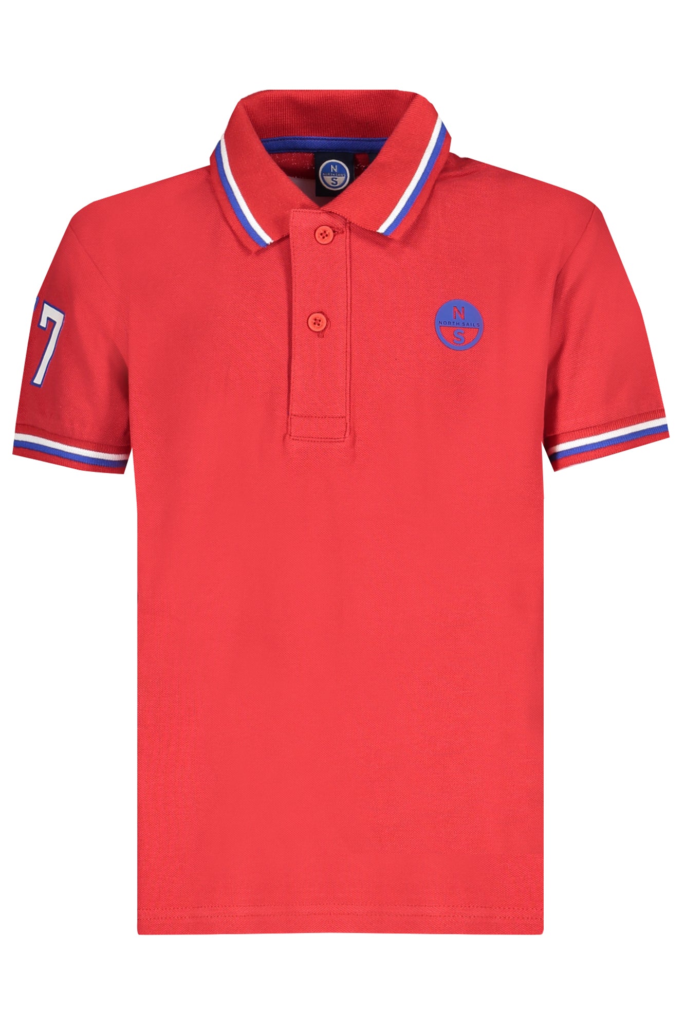 NORTH SAILS Poloshirt für Jungen – Kurzärmelig aus Bio-Baumwolle | soulluna.de Rot