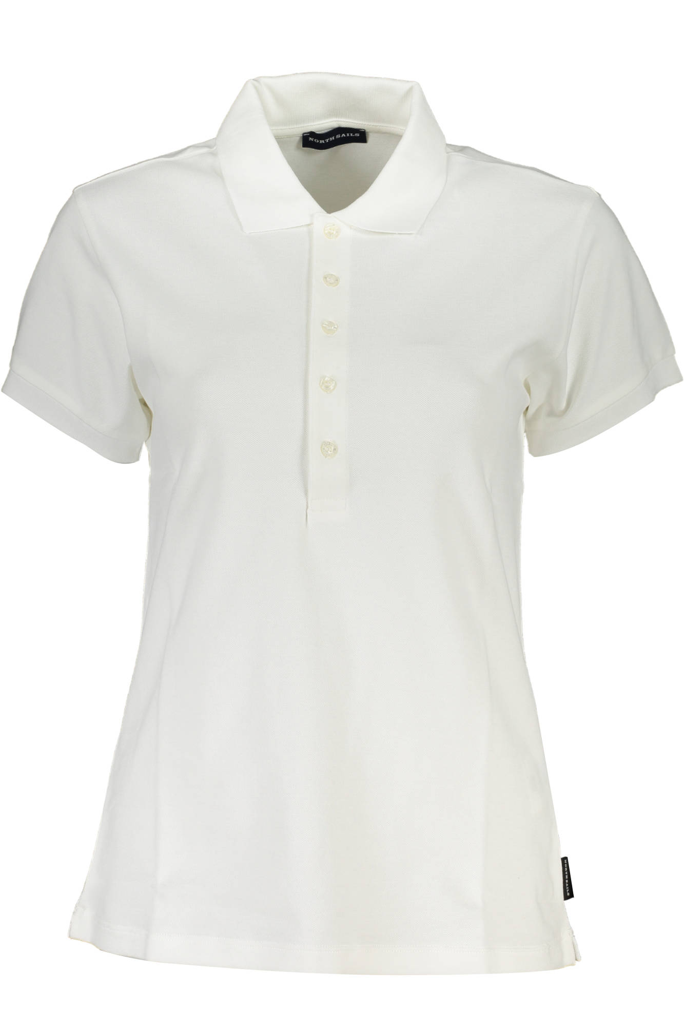 NORTH SAILS Poloshirt Damen Weiß – Kurzarm mit Logo-Druck für Frühjahr/Sommer Weiß
