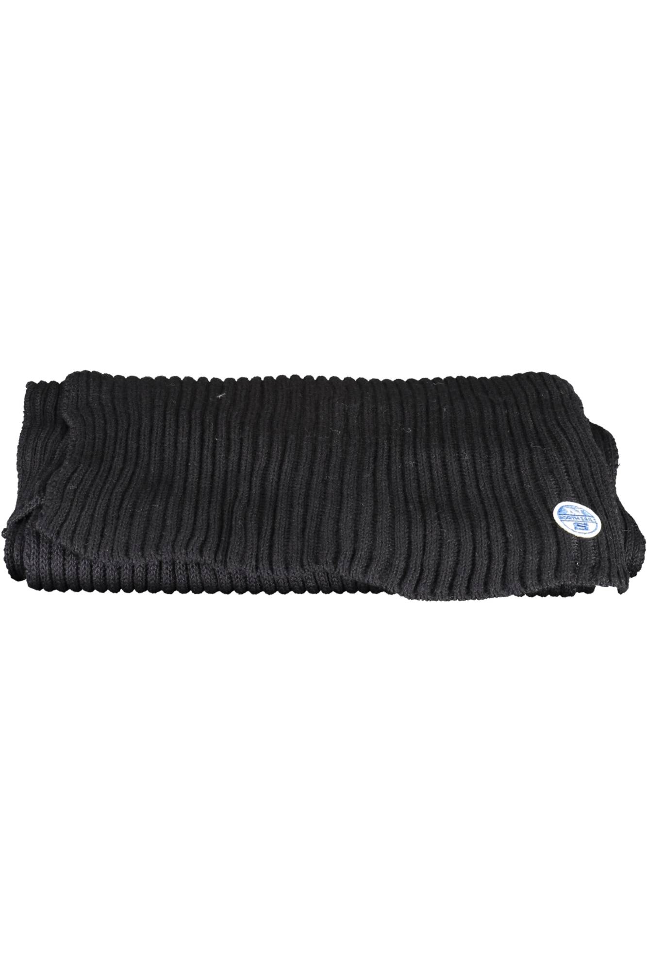 NORTH SAILS Mannschal Herren – Schwarzer Schal für Herbst/Winter | Logo-Applikation Schwarz